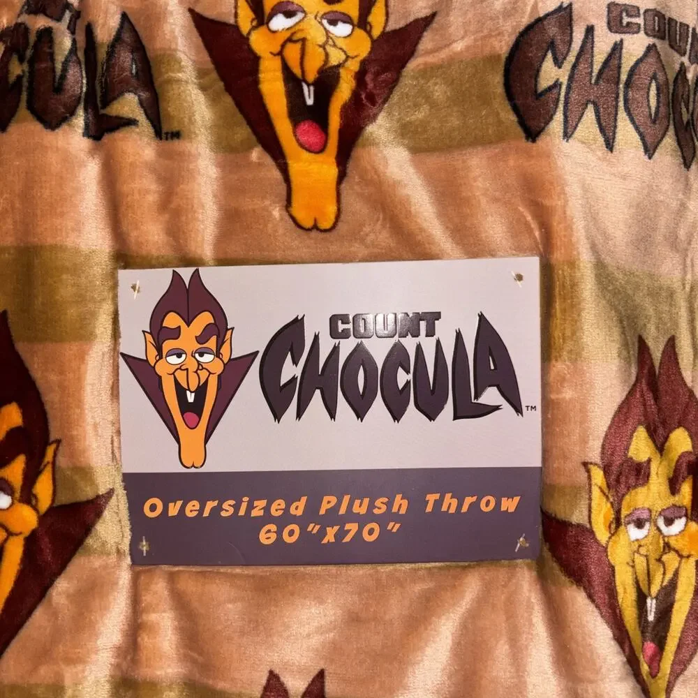 Boo-Berry Count Chocula Franken Berry Cereal Monsters Plush Throw Blankets 3